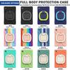 Para Samsung Tab S6lite 10.4 P610 silicona a prueba de caídas soporte todo incluido funda protectora para niños de mano