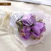Ramo de Rosas, Flores Secas de Gypsophila, Flores Artificiales, Pequeños Recuerdos de Boda, Flores Eternas de Cumpleaños, Flores Hechas a Mano Personalizadas