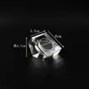 Preço Diamante de Partícula Caixa Facial Caixa de Acrílico Caixa de Ferro Joias Ornamentos Pedras Preciosas Cristais Caixa de Exibição Suporte de Exibição de Vidro