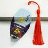 Marcador de Página Clásico Chino con Nervaduras de Hoja Ciudad Antigua de Pingyao Lugar Escénico Artesanía Creativa de Hojas Regalo Souvenirs Turísticos