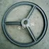 Volante de Válvula Volante de Hierro Dúctil Manija Disco Plato Giratorio Volante de Válvula de Mariposa Cabezal de Turbina Interruptor Diámetro 160-500