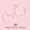 He Cai Se Pintura Horneada Hebilla de Resorte Anillo Metálico Anillo Liso Accesorios Hechos a Mano para Bricolaje Anillo de Resorte Llavero Hebilla de Anillo Venta al por Mayor