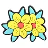 Serie de Flores Nuevas Transfronteriza Accesorios de Joyería de PVC Parche de Goma Suave Accesorios para el Cabello Broche Bolsa Accesorios DIY Avión