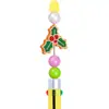 Accesorios decorativos de bolígrafo de Navidad transfronterizos, llavero de cuentas tridimensional de goma suave de PVC, accesorios pequeños de cuentas para bolígrafo de doble cara