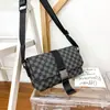Nueva bolsa de almacenamiento cruzada para hombre de PU para el día a día, bolso de hombro de gran capacidad, bolso cruzado, mochila elegante para viajes cortos