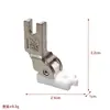 Pie Prensatelas Máquina de Coser Plana Todo Acero Juego de Pies Prensatelas Máquina de Coser Industrial Pie Prensatelas para Dobladillo Enrollado Industrial Combinación Venta al por Mayor