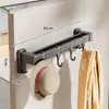 Perchero de Ropa Montado en la Pared Detrás de la Puerta, Gancho de Ventosa sin Taladro, Fuerte Capacidad de Carga, Vajilla Creativa para Cocina y Baño