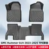 Adequado para GMC Hummer SUV 2023-2025 Material 3D para Todas as Estações Tapete de Chão TPE Tapete de Porta-malas