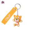 Fabricante Long Zhiyu Llavero de Mascota Lindo Personalizado PVC Creativo Dibujo Animado Colgante Estéreo Mochila Colgante Pequeño