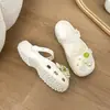 Tamancos de Ballet de Verão com Pérolas Bordadas Acessórios "O Mágico de Oz" Pingentes para Sapato Acessórios de Fivela para Sapato