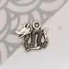 Ventas Directas de Fábrica DIY Retro Aleación de Zinc Accesorios para Joyería 1 Colgante de Collar de Animal Colgante
