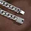 Estilo Artístico Yu Hong Artesanía de Alta Gama Patrón de Hierba Tang Pulsera Punk Personalizada para Hombre Estilo Retro Europeo y Americano Pulsera Hip-Hop