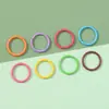 8/10/12mm Anel de Ferro Colorido Anel Fechado Anel de Conexão Acessórios DIY Feitos à Mão Chaveiro Materiais Auxiliares Pingentes