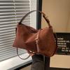 Cross-border Pillow Bag Feminino 2024 Novo Outono e Inverno Feminino High-end Sense Grande Capacidade Ombro Crossbody Bolsa Portátil Tote
