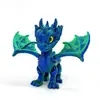 Modelo Creativo de Pequeño Dragón Volador Impreso en 3D Juguete de Pequeño Dragón Volador Articulado Hecho a Mano con Acabado Detallado y Adornos Decorativos