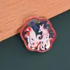 Novos Brincos Estilo Chinês Flor Pássaro Panda Joia Pingente Pingente Acessórios de Joia Acrílico Material