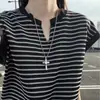 Camiseta sin mangas de rayas negras estilo americano para hombre, camiseta sin mangas fina de verano resistente, sudadera deportiva casual para gimnasio