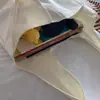 Bolsa de Lona Lisa Colete Estilo DIY Grande Capacidade Bolsa de Lona Pintada à Mão DIY Personalização Artesanal em Pequena Escala