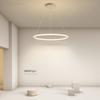 Lustre de Sala de Estar Anel Atmosférico 2025 Lustre de Círculo para Hall de Restaurante Lustre de Jantar Simples Moderno Discreto Lâmpadas de Luxo Acessível