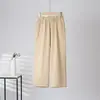 Primavera 2026 Nuevo Pantalón de Algodón Moderno Cómodo Corto/Largo Casual Versátil Holgado para Mujer 482243