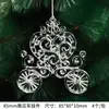 Decoraciones de Copos de Nieve Navideños Arreglo de Escena Navideña Adornos Colgantes Diy Copo de Nieve de 12 Pétalos Colgantes de Decoración Navideña