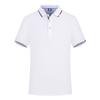 Camisa polo de alta gama, ropa de trabajo personalizada, logotipo, solapa del personal, camiseta de manga corta, uniforme de equipo personalizado para hombres y mujeres, bordado