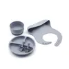 Conjunto de Louça Infantil de Grau Alimentício Talheres para Alimentação Complementar de Bebês Tigela Chinelo Colher Prato de Jantar Colher Garfo Conjunto de 5 Peças