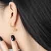 Aretes de Acero de Titanio Estilo Coreano Estilo Ins Nuevo Sentido de Diseño Nicho Geométricos Cuadrados Moda Femenina Personalizados Versátiles