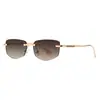 Gafas de sol de moda transfronterizas INS estilo callejero encanto moderno, gafas estrechas, estilo europeo y americano 9805