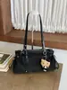 Bolso de hombro retro de moda transfronteriza de gran capacidad para mujer, nuevo bolso de mano de nicho retro de alta calidad