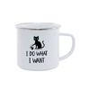 Amazon eBay taza de esmalte de sublimación creativa caliente borde cubierto revestimiento de transferencia térmica taza de esmalte impresión regalo Taza