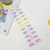 24 Piezas de Adhesivos para Uñas Lindos y Tiernos, Adhesivos para Uñas Coloridos de Gran Venta para Niños de Edad Media y Mayores, Venta Directa de Fábrica Tiras para Uñas Desgastables