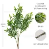 Centenas de Combinações de Plantas Verdes Artificiais Individuais de Haste Longa para Decoração de Casa Transfronteiriça, Flores de Garrafa, Flores Artificiais, Hastes Individuais de Eucalipto para Paisagismo
