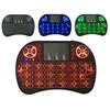 Teclado Mouse Teclado Voador Sem Fio 2.4g I8 Mini Touch Smart com Retroiluminação Tricolor/Sete Cores e Múltiplos Idiomas Disponíveis