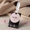 Etiquetas Colgantes para Ropa, Etiquetas para Ropa de Mujer, Diseño Gratuito de Precios, Etiquetas Colgantes para Ropa con Logo, Marcas Elegantes y de Moda Hechas a Medida