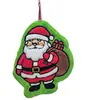 Toalla de mano navideña caricatura hombre mayor árbol de Navidad absorbente con cordón toalla pequeña transfronteriza se puede personalizar en lotes pequeños con imágenes