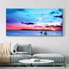 Zhuoyu Alta Definição Moldura Única Paisagem Pôr do Sol Marinho Decoração Corredor Galeria Hotel Pintura Pendurada Parede de Fundo Produtos Pintura a Spray
