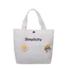 Bolsa Pequena de Lona Personalizada para Mulheres, Bolsa de Almoço Fofa, Sacola de Compras, Nova Bolsa de Mão da Moda, Doce Bolsa para Celular para Mulheres