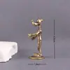 Cachorro Robô Tecnológico Futurista de Cobre Retrô Modelo Estatueta Brinquedo Ornamento de Jogo de Mesa Decoração Artesanal de Latão