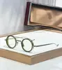 Rigon Moda Europea y Americana Nuevo Metal Marco Redondo Pequeño Punk Marco Liso Personalizado Retro Jmm Marco de Lentes Ópticos