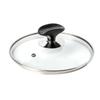 Tapa de olla directa de fábrica tapa de vidrio acero inoxidable universal tapa de vidrio templado visible templado tapa redonda para wok