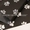 17g Papel de Sídney Patrón de Pata de Gato Lindo Papel de Regalo para Ropa Infantil Huella de Pata de Perro Negro Animal Papel Copia Venta al por Mayor