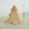 Adornos de animales de resina estilo nórdico, materiales de madera para pintar DIY, decoración de escritorio para el hogar, piezas decorativas sin terminar