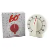 T204 pequeño temporizador mecánico de péndulo temporizador de cuenta regresiva 60 minutos recordatorio de tiempo gestión del tiempo regalo