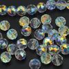 Nueva bola de cristal de 10MM, bola de flor, cuentas sueltas de vidrio con forma de piña, cuentas de piedra de diamante de viento, pulsera, collar, cadena para teléfono móvil, bricolaje