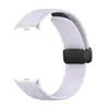 Adequado para Redmi Watch 4/5 Peça de Cabeça de Metal Padrão de Diamante Fivela Magnética Dobrável Pulseira de Relógio de Silicone (20mm)