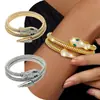 Pulseiras de titânio e aço europeias e americanas transfronteiriças, best-sellers da Amazon, pulseiras de estilo geométrico simples, joias de aço inoxidável que não desbotam atacado