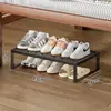 Zapatero de Dormitorio Zapatero Debajo de la Cama de Dormitorio Estante de Almacenamiento Multicapa Debajo de Escritorio Pequeño para Estudiantes Zapatero Sencillo