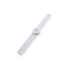 Pulsera de silicona de tubo redondo al por mayor Reloj de aplauso infantil con cabeza de Apple Reloj de presión desmontable Pulsera de silicona