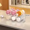 Estante de almacenamiento para tazas para uso doméstico, colocado dentro del aparador, multicapa, estante para tazas de gran capacidad, estante de almacenamiento de escritorio